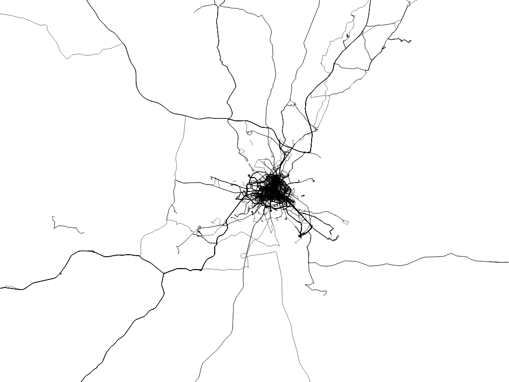 All My Journeys Around Berlin 2003 - 2012 (small scale)